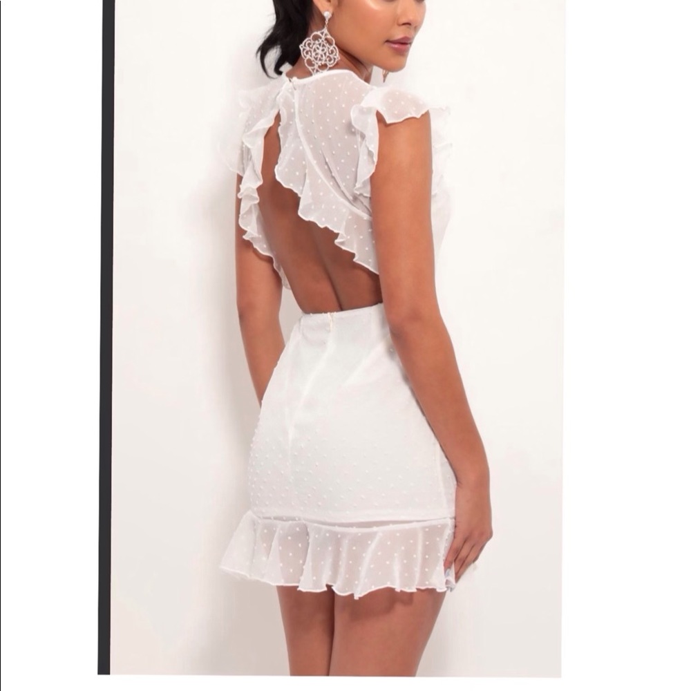 Baby doll white dress